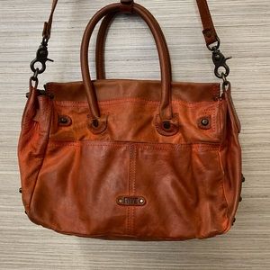 Rust/Copper Frye Satchel Bag